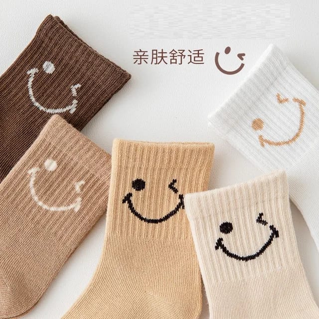 cotton smile cute sock